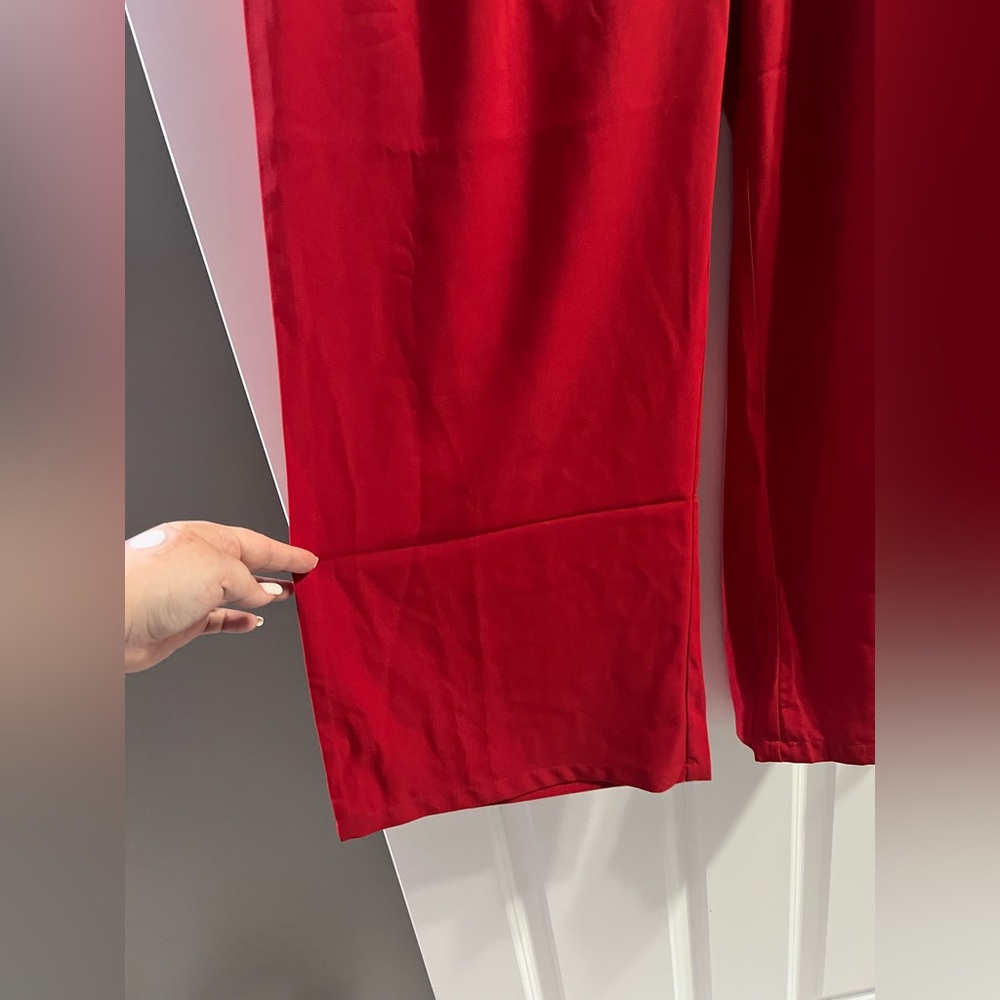 NWOT! Women’s Amazon XL Elegant Red Women's Pants - Picture 4 of 9